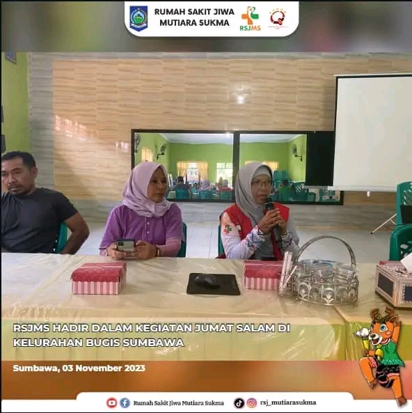 RSJMS HADIR DALAM KEGIATAN JUMAT SALAM DI KELURAHAN BUGIS SUMBAWA
